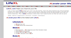 Desktop Screenshot of lifexl.com