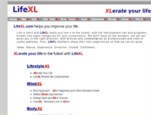 Tablet Screenshot of lifexl.com